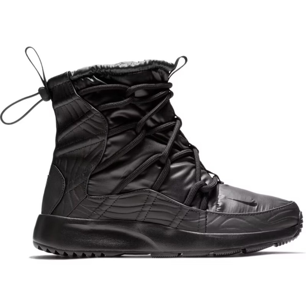 Nike Women's Triple Black Tanjun‎ High-Rise Lace Up Athletic Sneaker Size 8.5